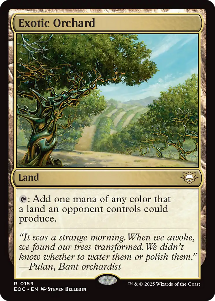 Exotic Orchard [Edge of Eternities Commander] | Good Games North
