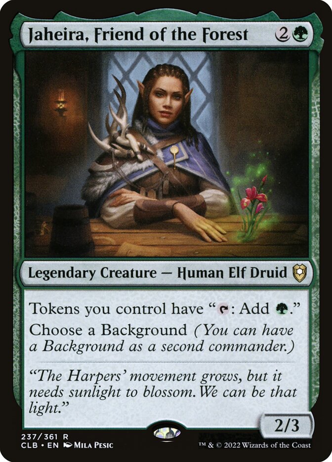 Jaheira, Friend of the Forest (Commander Legends: Battle for Baldur's Gate)  | Good Games North