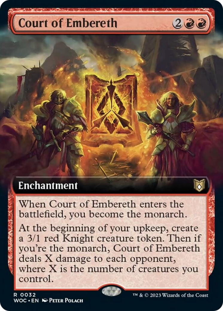 Court of Embereth (Extended Art) [Wilds of Eldraine Commander] | Good Games North