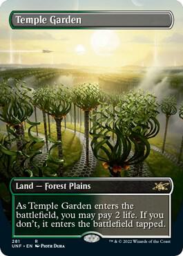 Temple Garden Borderless 281/244 (Unfinity)  | Good Games North