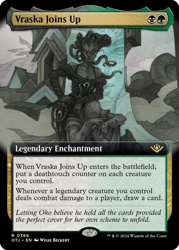 Vraska Joins Up (Extended Art) [Outlaws of Thunder Junction] | Good Games North