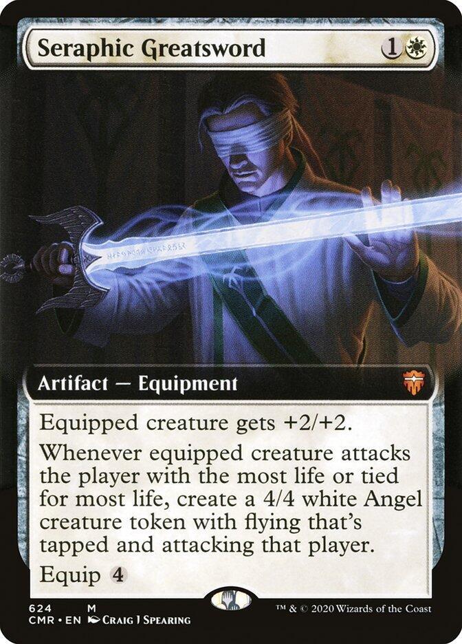 Seraphic Greatsword Extended Art (Commander Legends)  | Good Games North