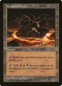 Karplusan Forest (Oversized) [Oversize Cards] | Good Games North