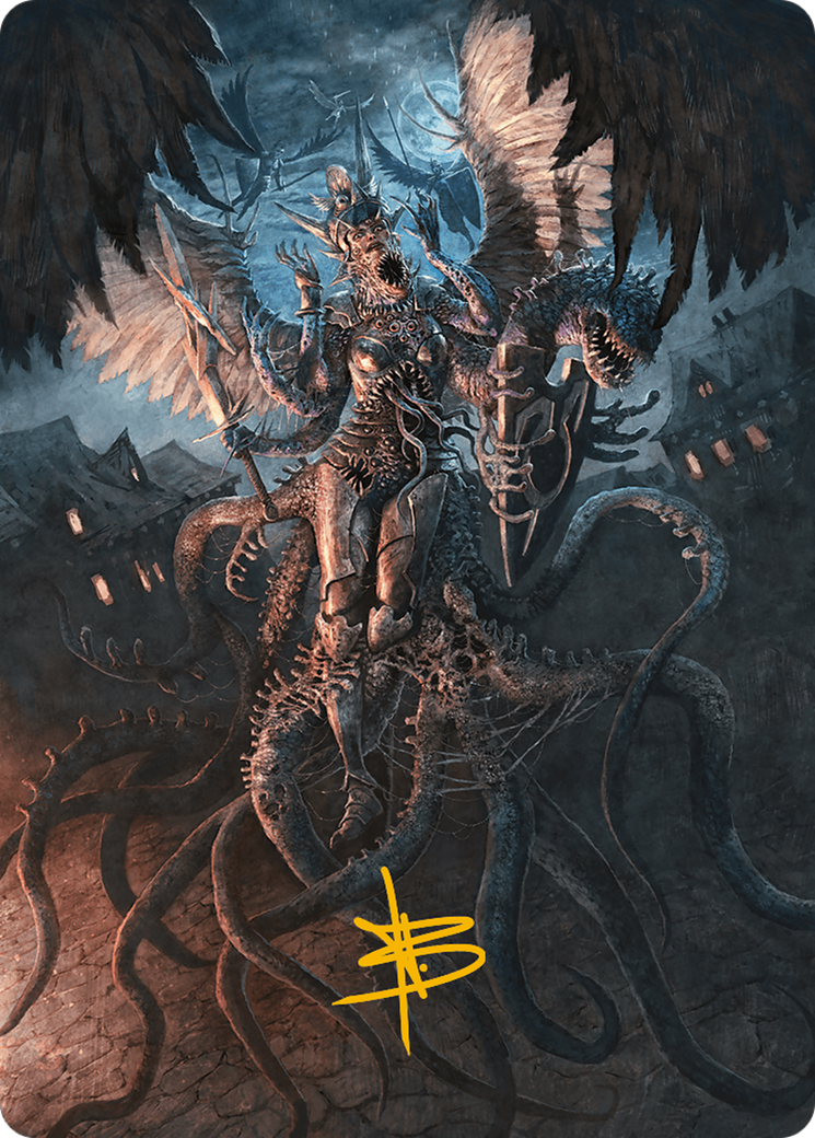 Angelic Aberration Art Card (Gold-Stamped Signature) [Modern Horizons 3 Art Series] | Good Games North
