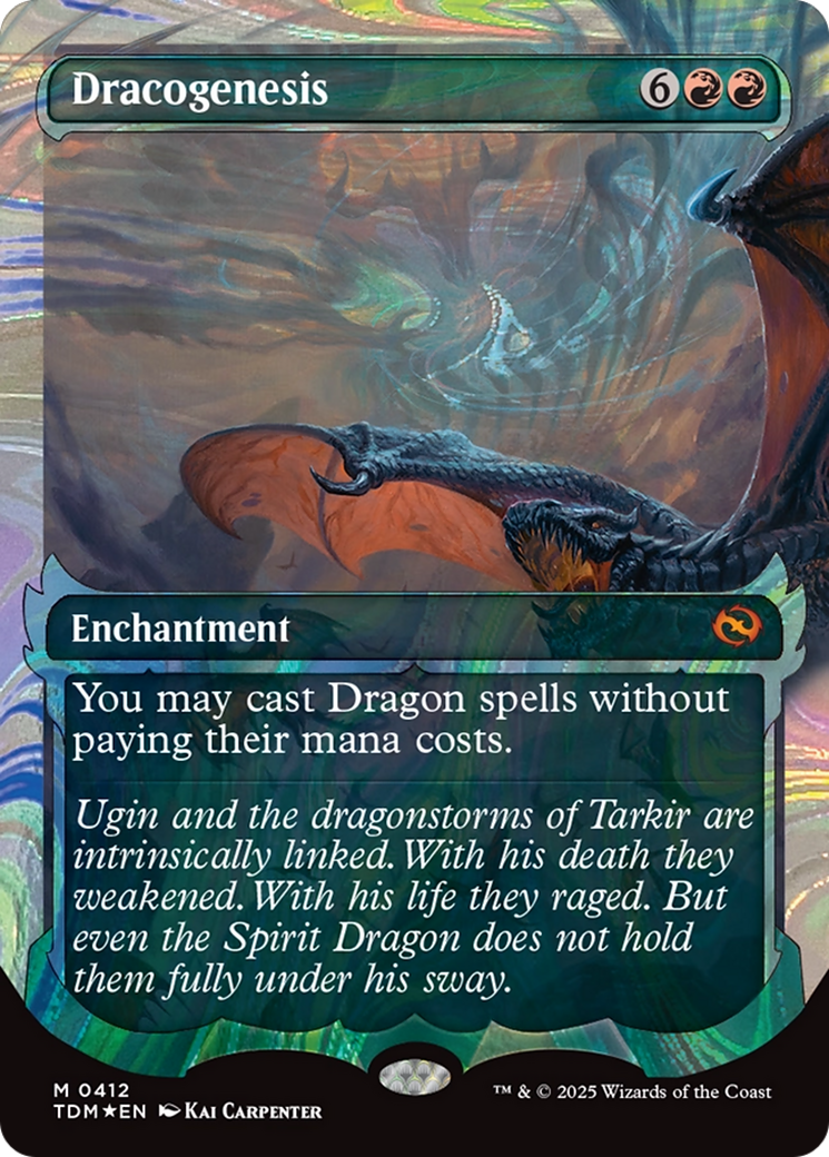 Dracogenesis (0412) (Showcase) (Halo Foil) [Tarkir: Dragonstorm] | Good Games North