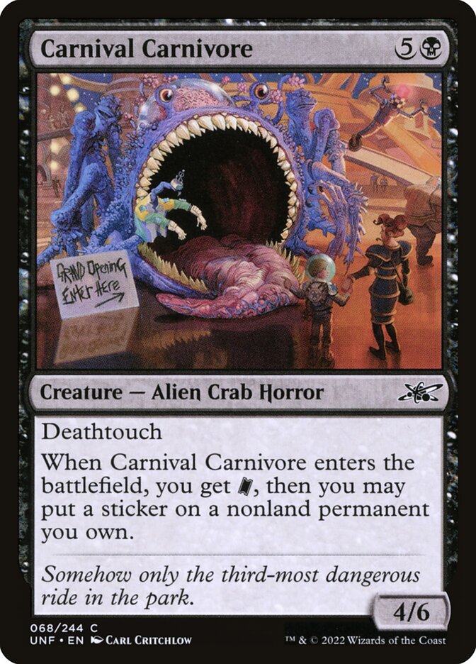 Carnival Carnivore (Unfinity)  - undefined | Good Games North