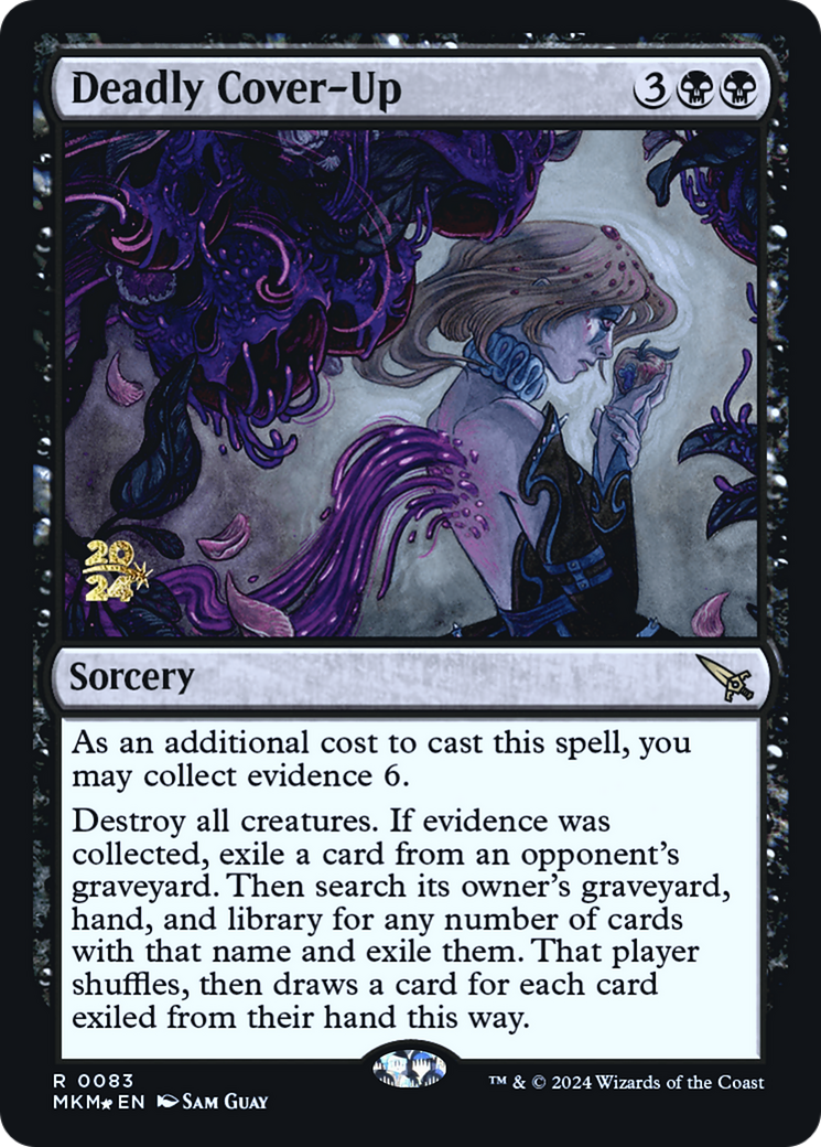 Deadly Cover-Up [Murders at Karlov Manor Prerelease Promos] | Good Games North