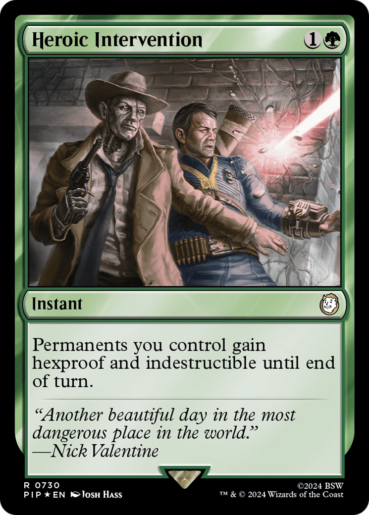 Heroic Intervention (Surge Foil) [Fallout] | Good Games North