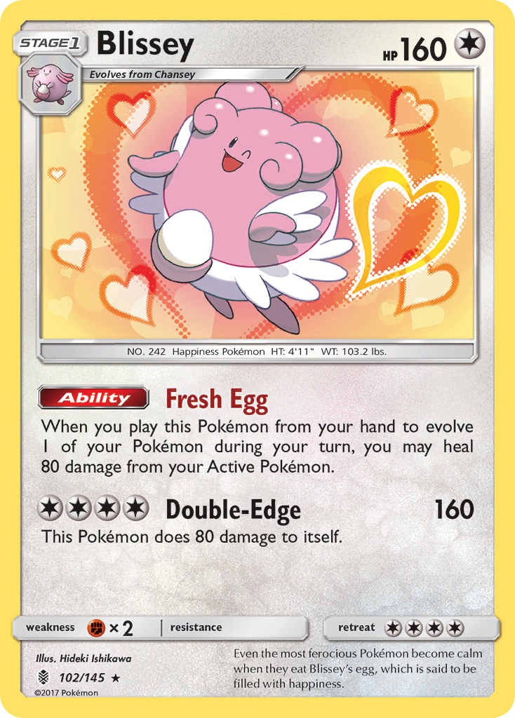 Blissey (102/145) [Sun & Moon: Guardians Rising] | Good Games North