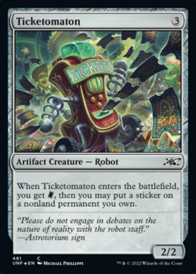 Ticketomaton (Galaxy Foil) [Unfinity] | Good Games North