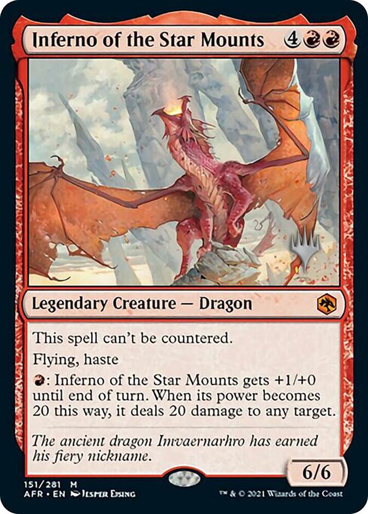 Inferno of the Star Mounts 151 (Promo Pack: Adventures in the Forgotten Realms)  - Foil | Good Games North