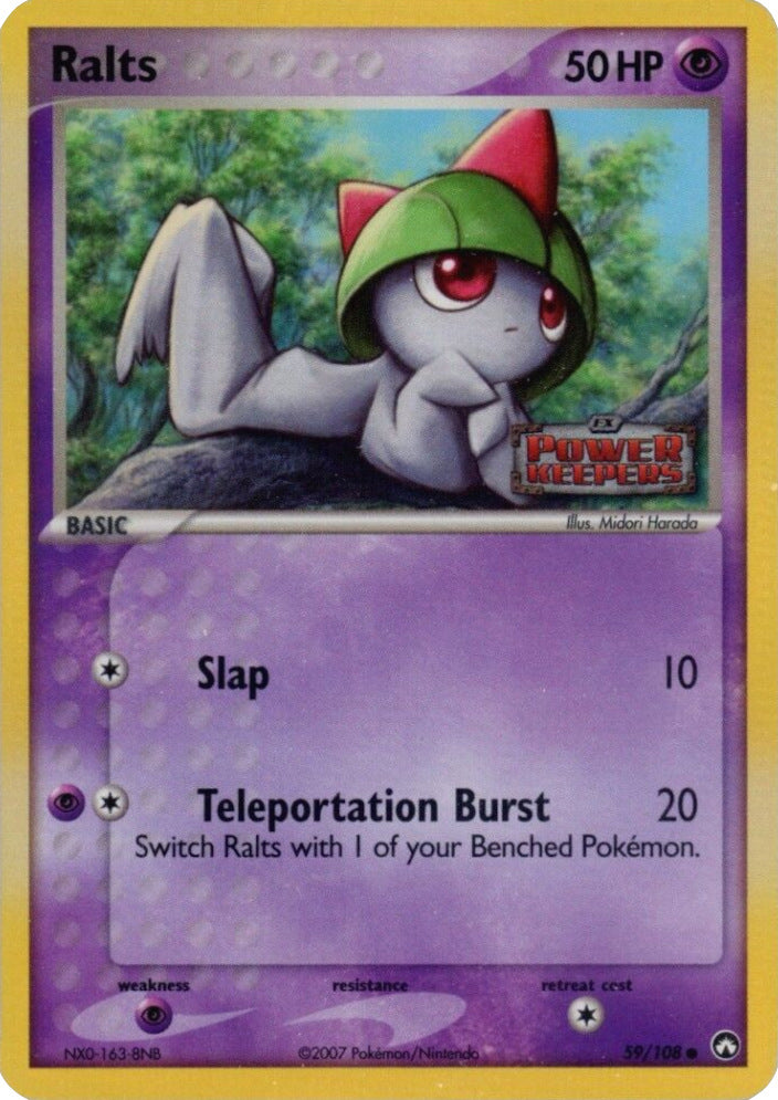 Ralts (59/108) (Stamped) [EX: Power Keepers] | Good Games North
