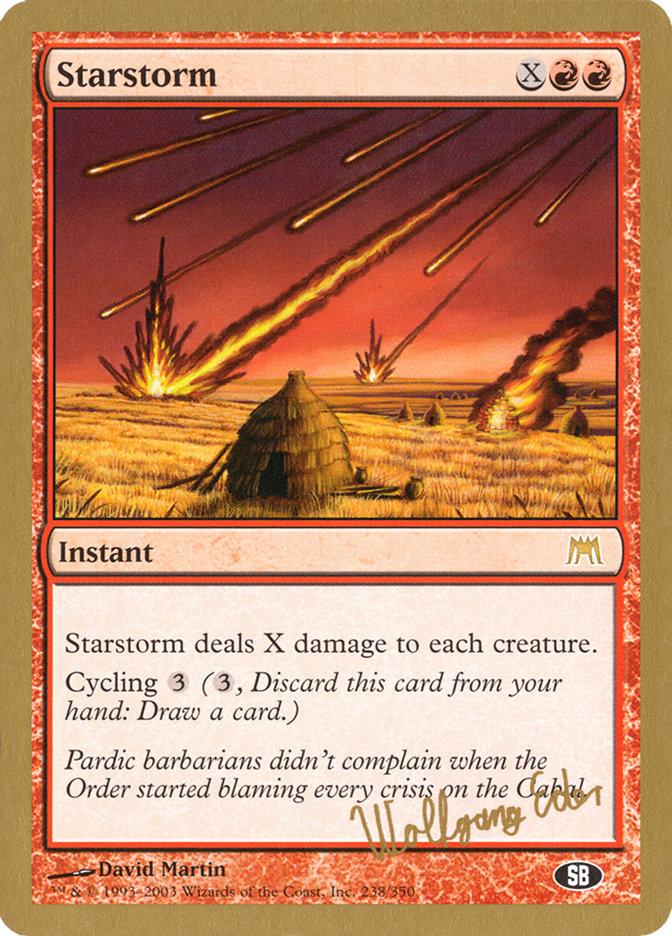 Starstorm (Wolfgang Eder) (SB) [World Championship Decks 2003] | Good Games North