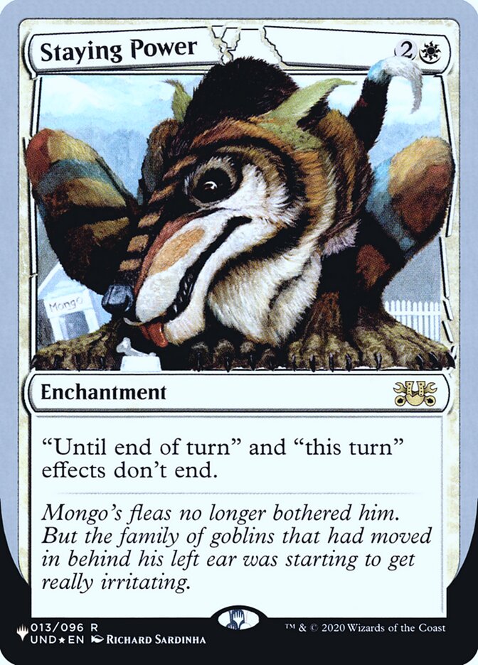 Staying Power (Unfinity Foil Edition) [The List] | Good Games North