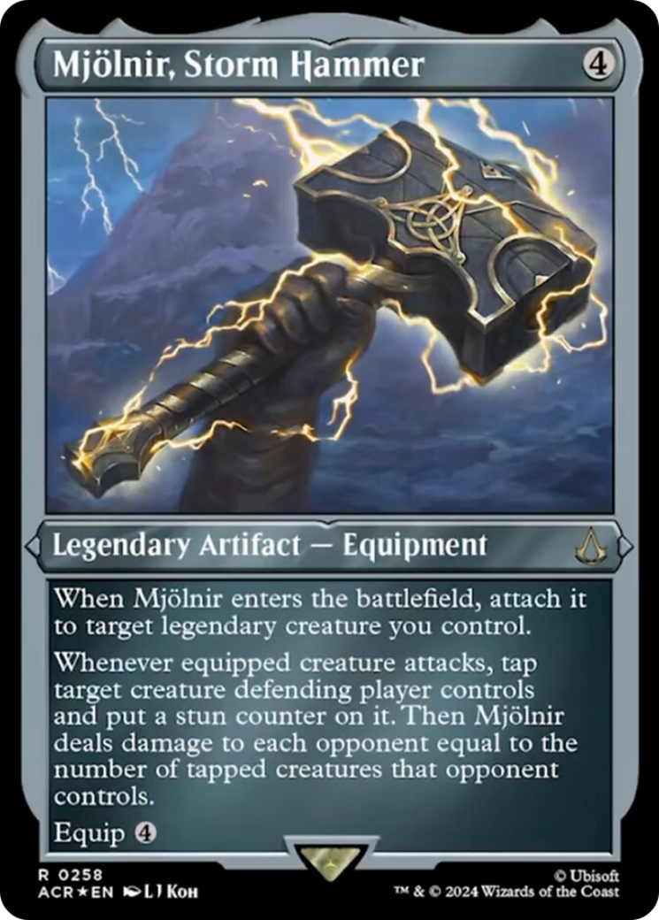 Mjolnir, Storm Hammer (Foil Etched) [Assassin's Creed] | Good Games North