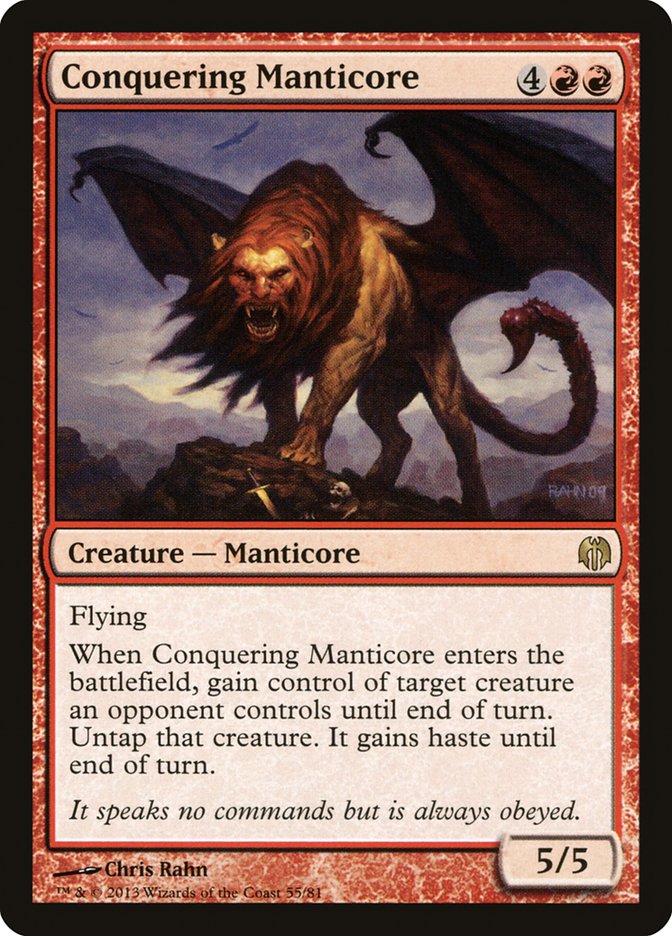Conquering Manticore [Duel Decks: Heroes vs. Monsters] | Good Games North