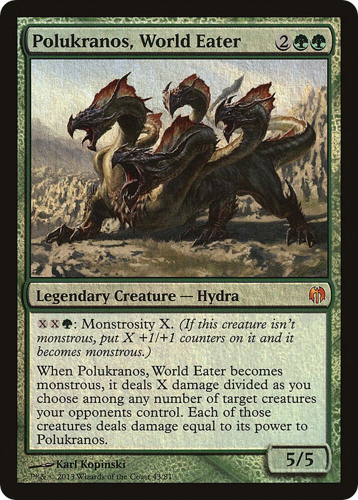Polukranos World Eater (Duel Decks: Heroes vs. Monsters)  - Foil | Good Games North