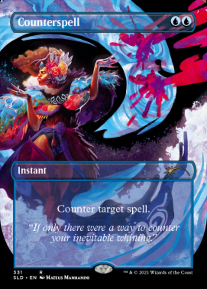 Counterspell (Borderless) [Secret Lair Drop Series] | Good Games North