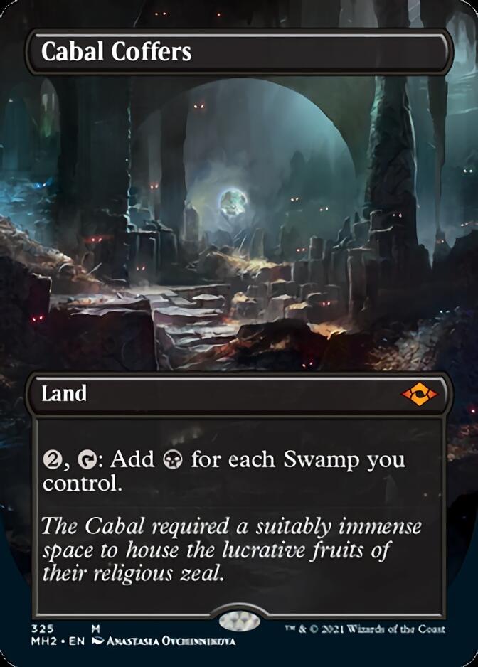 Cabal Coffers (Borderless Alternate Art) [Modern Horizons 2] | Good Games North