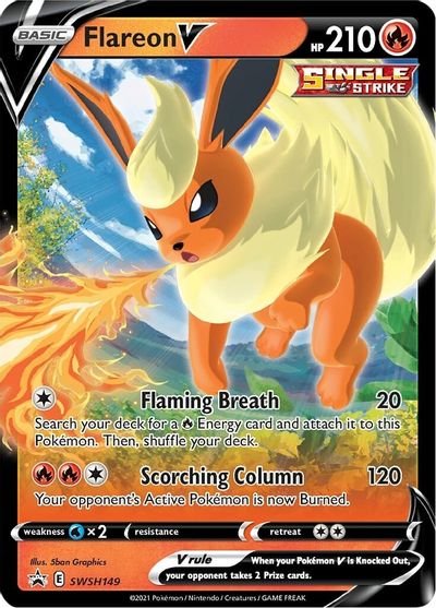 Flareon V (SWSH149) [Sword & Shield: Black Star Promos] | Good Games North