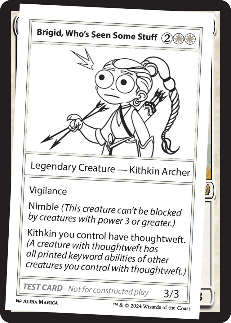 Brigid, Who's Seen Some Stuff [Mystery Booster 2 Playtest Cards] | Good Games North