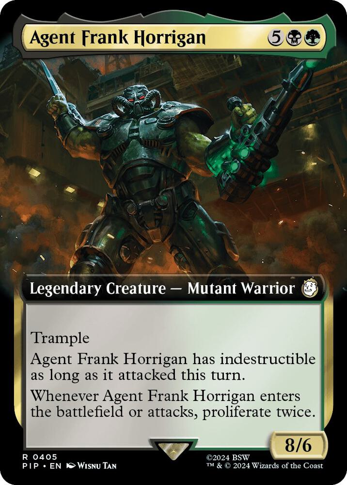 Agent Frank Horrigan Extended Art (Universes Beyond: Fallout)  | Good Games North