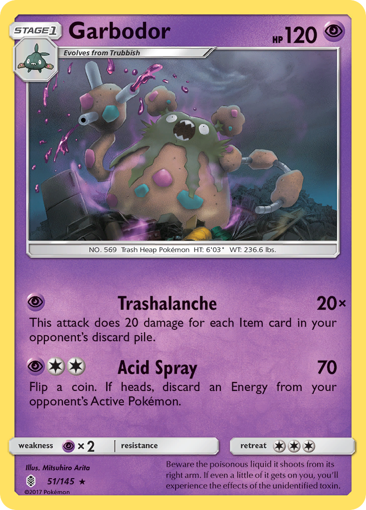 Garbodor (51/145) [Sun & Moon: Guardians Rising] | Good Games North
