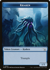 Soldier // Kraken Double-Sided Token [March of the Machine Tokens] | Good Games North
