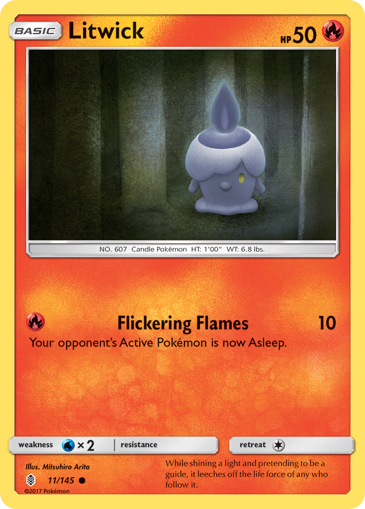 Litwick (11/145) [Sun & Moon: Guardians Rising] | Good Games North