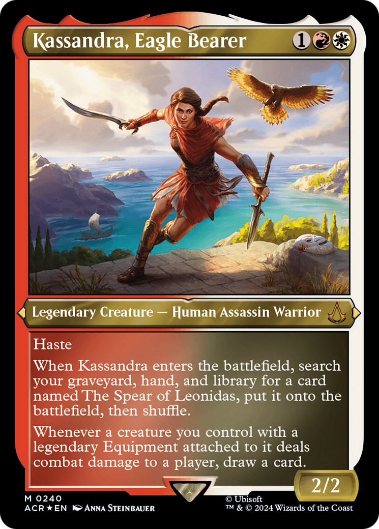 Kassandra, Eagle Bearer (Foil Etched) [Assassin's Creed] | Good Games North