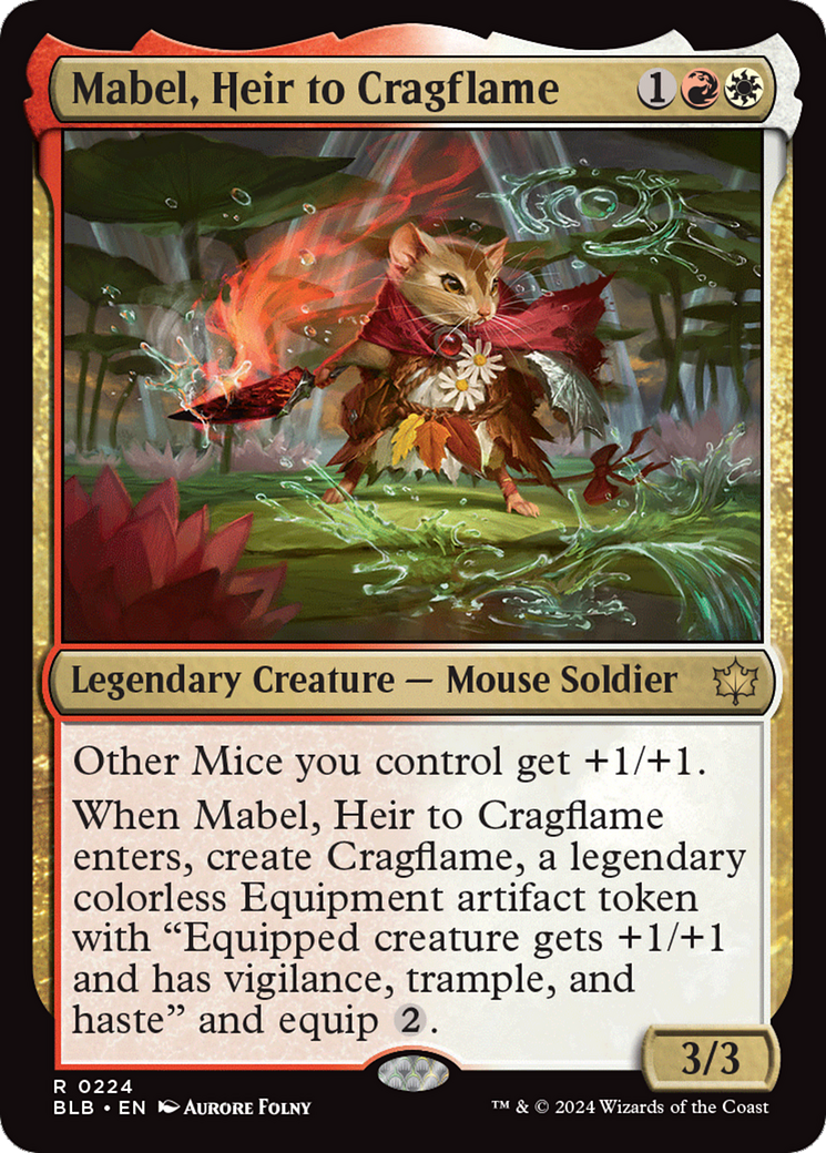 Mabel, Heir to Cragflame [Bloomburrow] | Good Games North