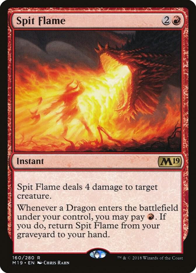 Spit Flame 160/280 (Core Set 2019)  | Good Games North