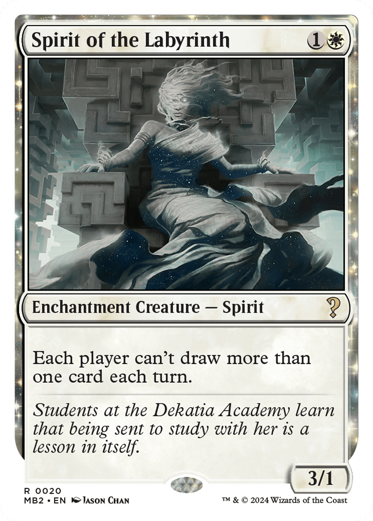 Spirit of the Labyrinth (White Border) [Mystery Booster 2] | Good Games North