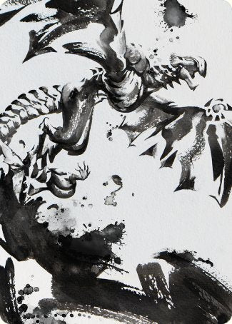 Quicksilver Fisher Art Card [Phyrexia: All Will Be One Art Series] | Good Games North