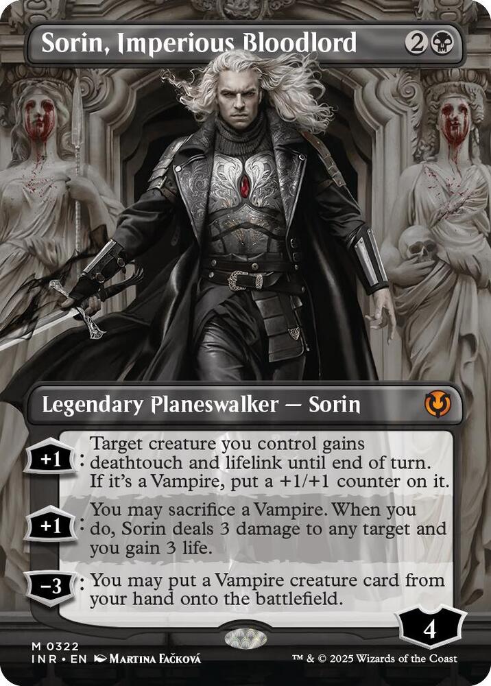 Sorin Imperious Bloodlord Borderless (Innistrad Remastered)  | Good Games North