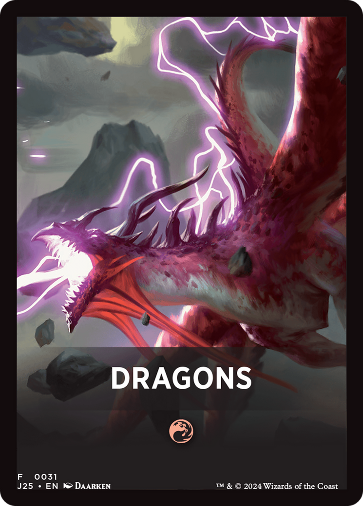 Dragons Theme Card [Foundations Jumpstart Front Cards] | Good Games North