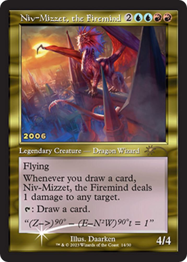 Niv Mizzet the Firemind 14 (30th Anniversary Promos)  - Foil | Good Games North