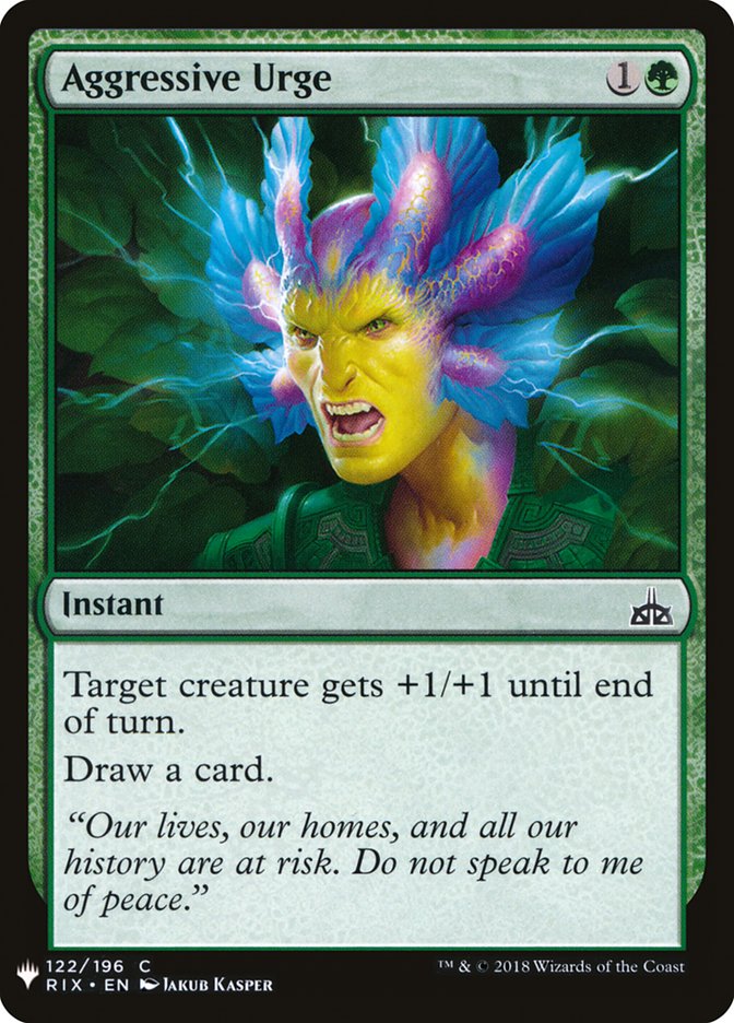Aggressive Urge [Mystery Booster] | Good Games North