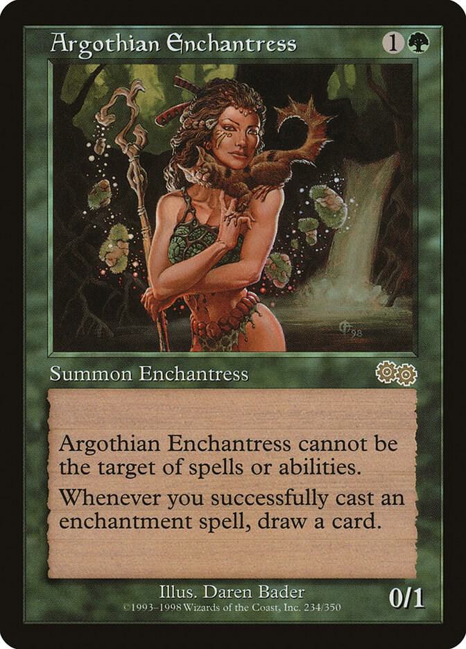 Argothian Enchantress 234/350 (Urza's Saga)  | Good Games North