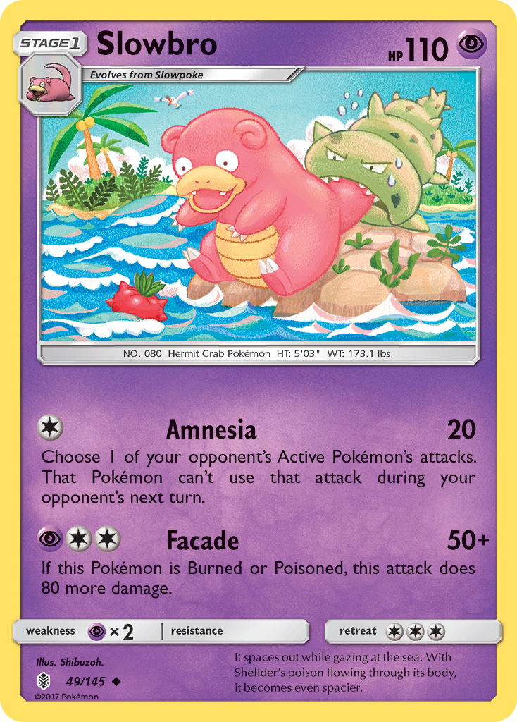 Slowbro (49/145) [Sun & Moon: Guardians Rising] | Good Games North