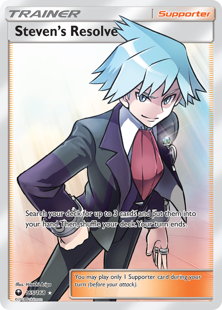 Steven's Resolve (165/168) [Sun & Moon: Celestial Storm] | Good Games North