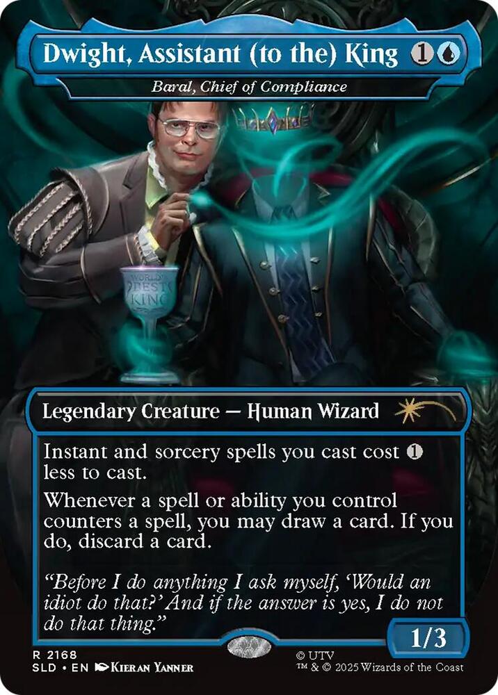 Dwight Assistant to the King Baral Chief of Compliance (Secret Lair Drop Series)  - Foil | Good Games North