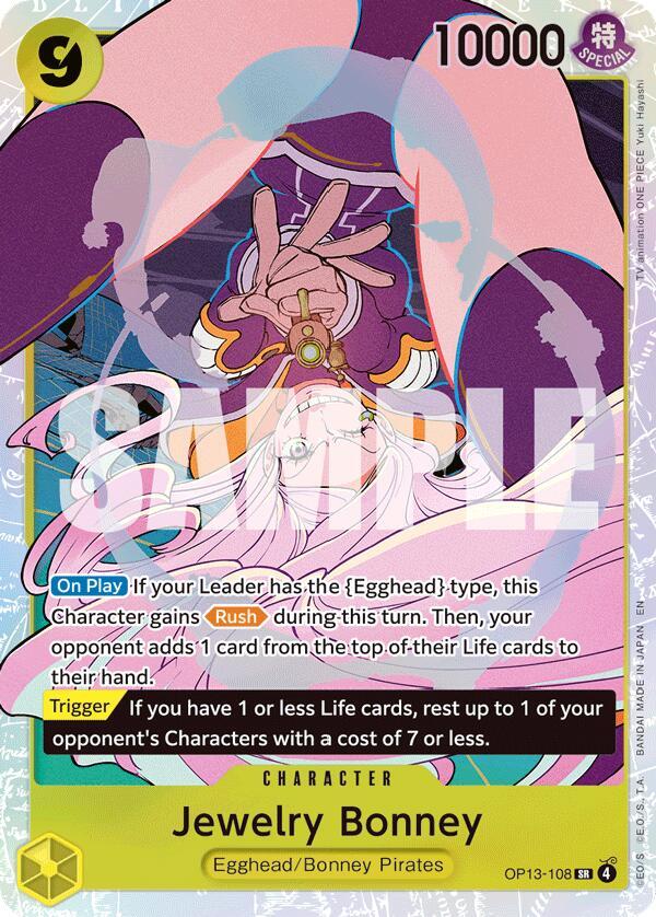 Jewelry Bonney OP13-108 (Carrying On His Will)  - Foil | Good Games North