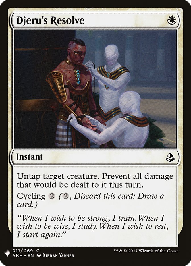 Djeru's Resolve [Mystery Booster] | Good Games North