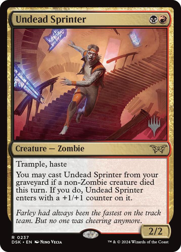 Undead Sprinter (Promo Pack: Duskmourn: House of Horror)  | Good Games North