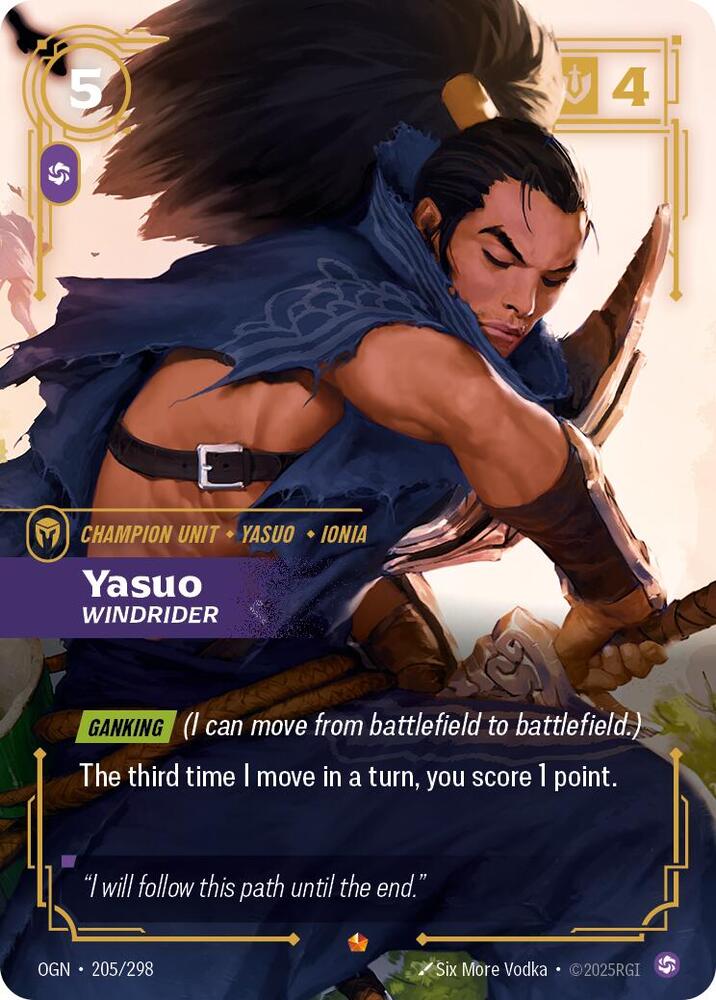 Yasuo Windrider (Origins)  - Foil | Good Games North