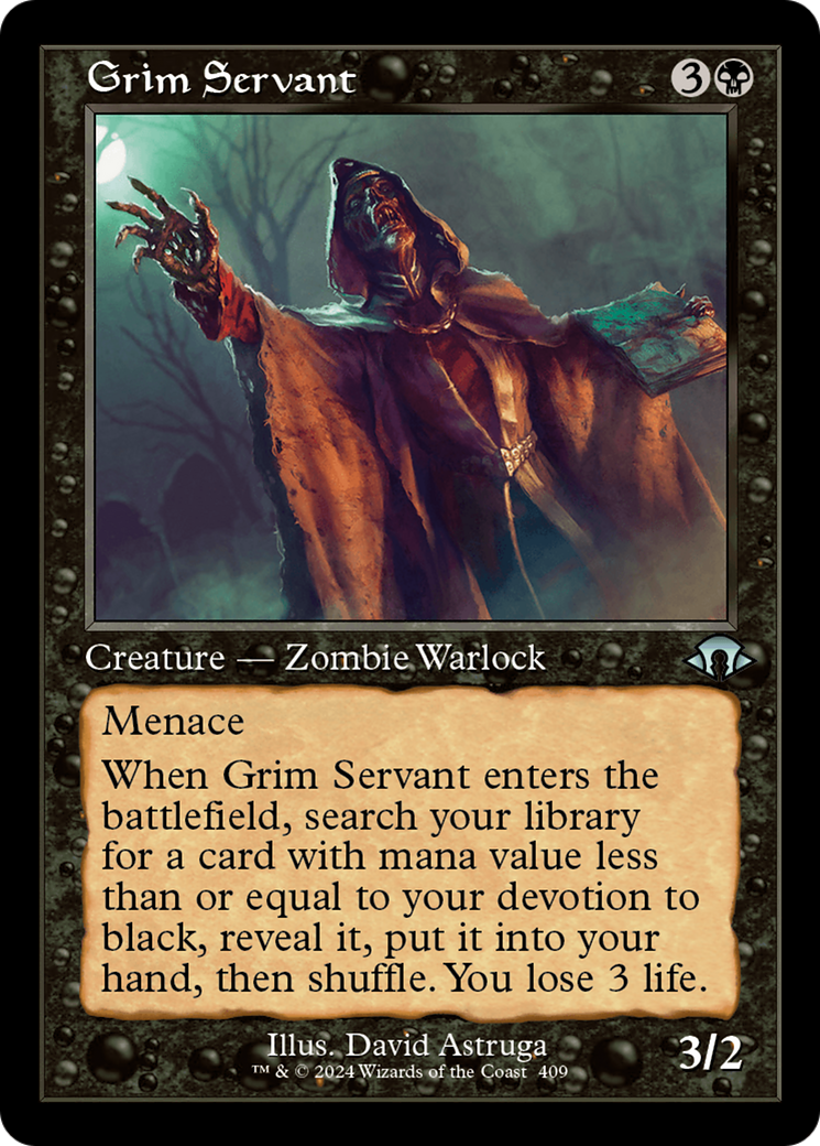 Grim Servant (Retro) [Modern Horizons 3] | Good Games North