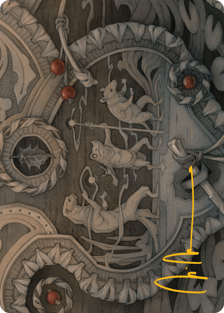 Season of Weaving Art Card (Gold-Stamped Signature) [Bloomburrow Art Series] | Good Games North