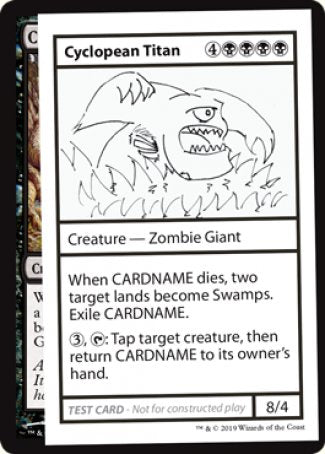 Cyclopean Titan (2021 Edition) [Mystery Booster Playtest Cards] | Good Games North