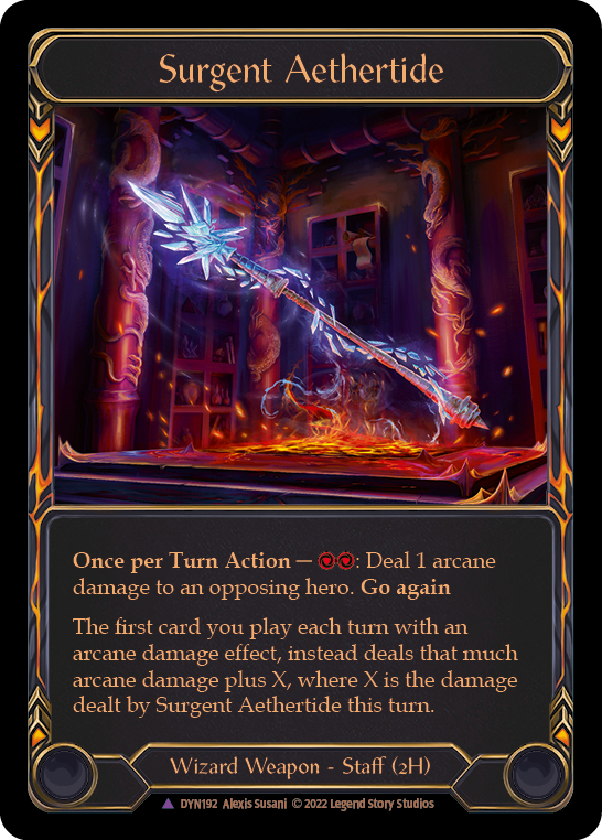 Surgent Aethertide (Marvel) [DYN192] (Dynasty)  Cold Foil | Good Games North
